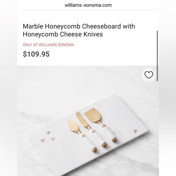 Williams Sonoma Kitchen William Sonoma Marble Cheeseboard